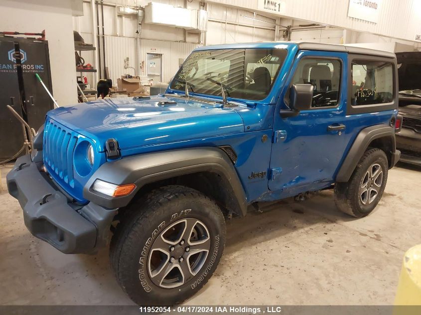 2022 Jeep Wrangler Sport VIN: 1C4GJXAG9NW279954 Lot: 39240355