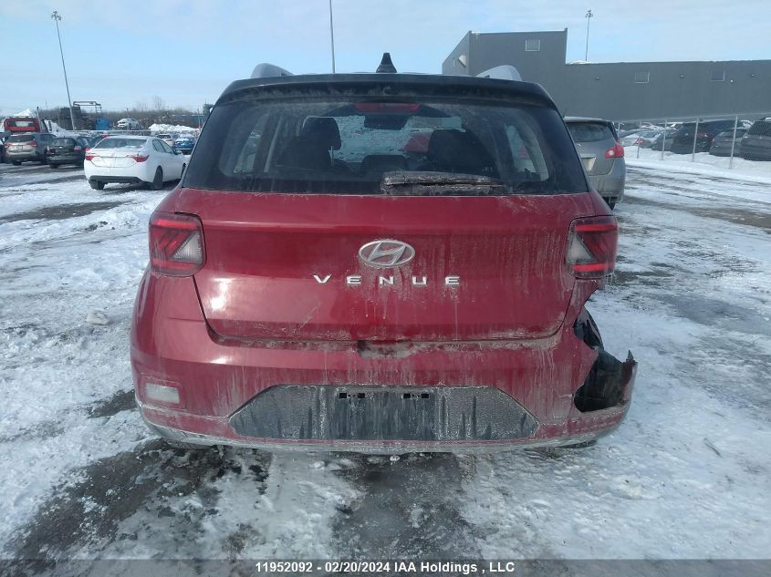 2021 Hyundai Venue VIN: KMHRC8A36MU079920 Lot: 11952092