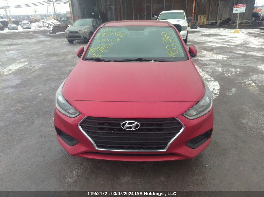 2020 Hyundai Accent VIN: 3KPC25A63LE091218 Lot: 11952172