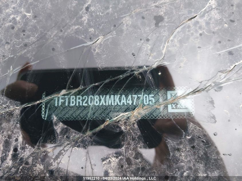 2021 Ford Transit T-250 VIN: 1FTBR2C8XMKA47705 Lot: 11952210