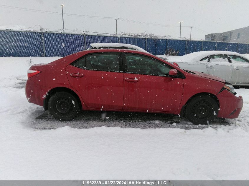 2015 Toyota Corolla L/Le/Le Pls/Prm/S/S Pls VIN: 2T1BURHE9FC349271 Lot: 38987084