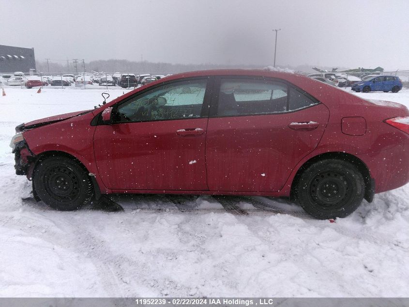 2015 Toyota Corolla L/Le/Le Pls/Prm/S/S Pls VIN: 2T1BURHE9FC349271 Lot: 38987084