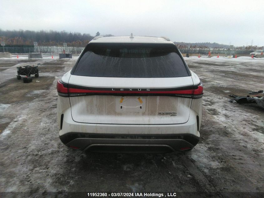 2023 Lexus Rx 350H VIN: 2T2BBMCA2PC014850 Lot: 11952360