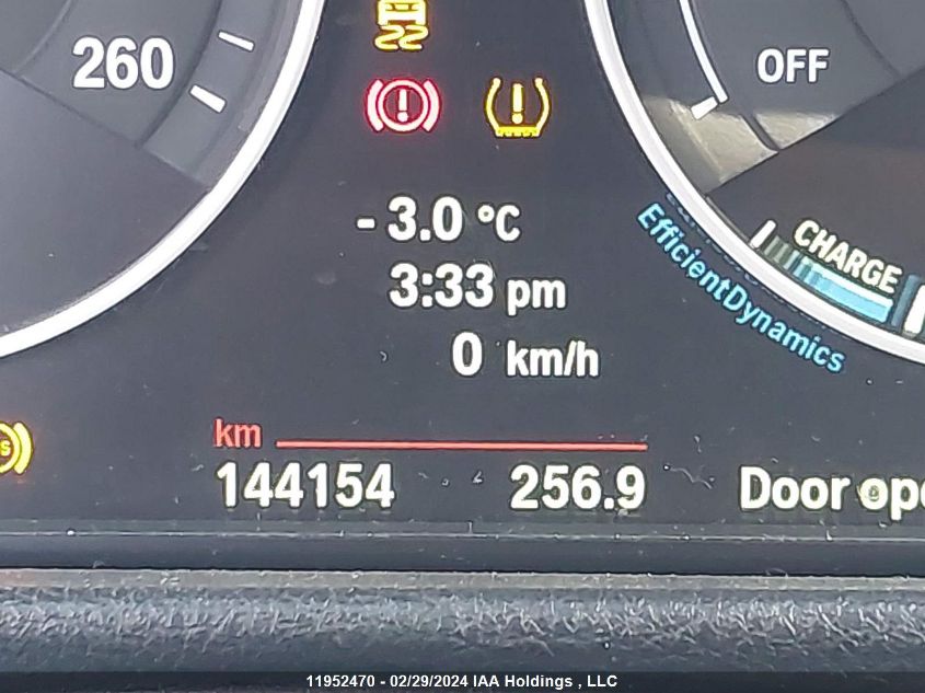 2014 BMW 3 Series VIN: WBA3B3C55EJ981540 Lot: 11952470