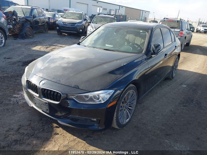 2014 BMW 3 Series VIN: WBA3B3C55EJ981540 Lot: 11952470