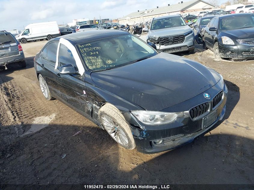 2014 BMW 3 Series VIN: WBA3B3C55EJ981540 Lot: 11952470