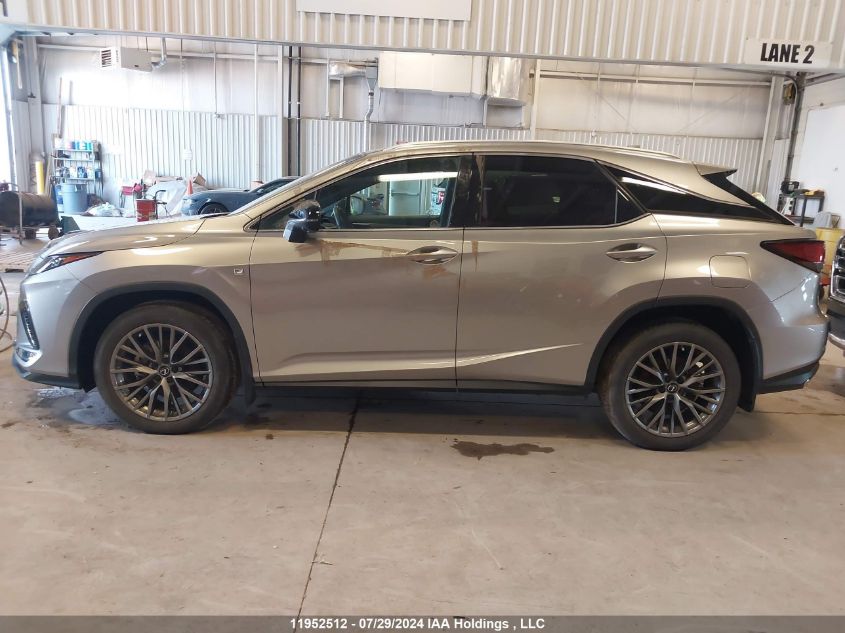 2022 Lexus Rx 350 VIN: 2T2YZMDA8NC334739 Lot: 11952512