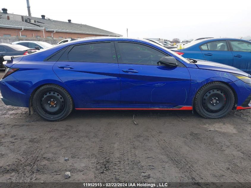 2023 Hyundai Elantra N Manual VIN: KMHLW4AK5PU010931 Lot: 39241417