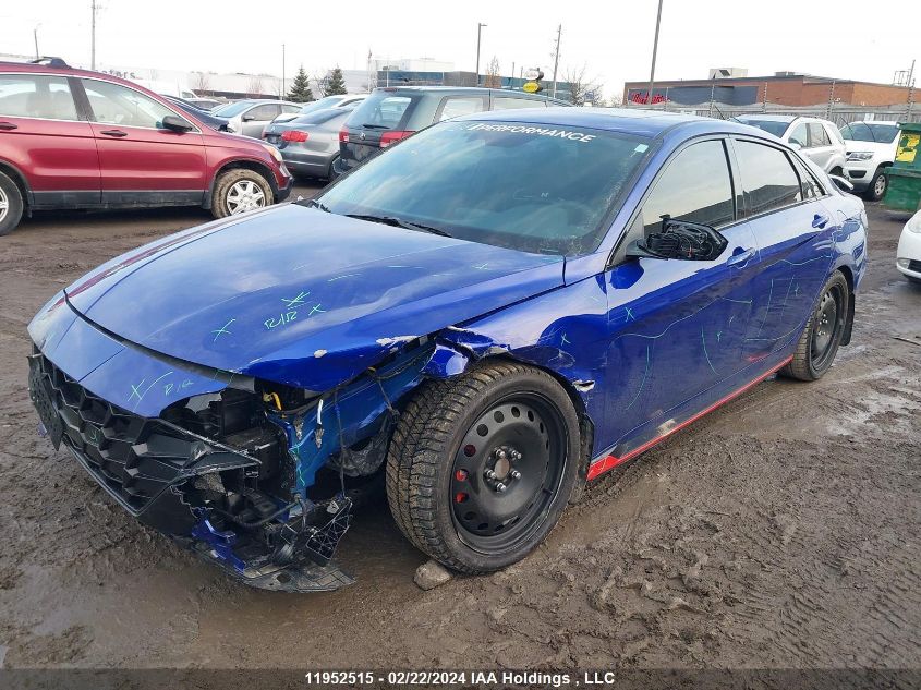 2023 Hyundai Elantra N Manual VIN: KMHLW4AK5PU010931 Lot: 39241417