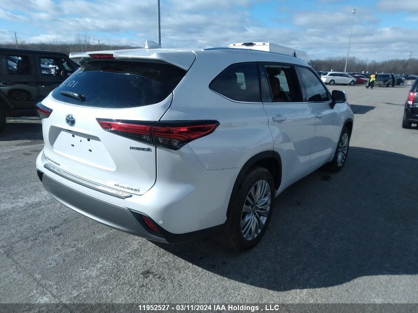 2023 Toyota Highlander Hybrid Limited/Hybrid Platinum VIN: 5TDEBRCH9PS589529 Lot: 11952527