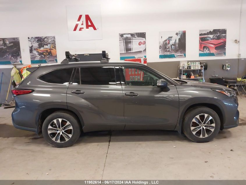 2021 Toyota Highlander VIN: 5TDGZRBH8MS549122 Lot: 11952614