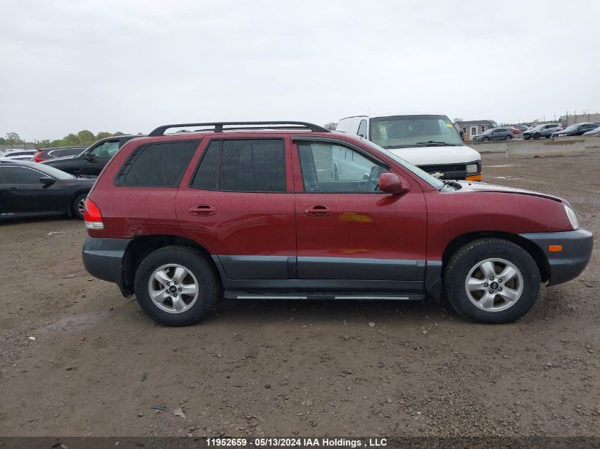 2005 Hyundai Santa Fe VIN: KM8SB13D25U918805 Lot: 11952659