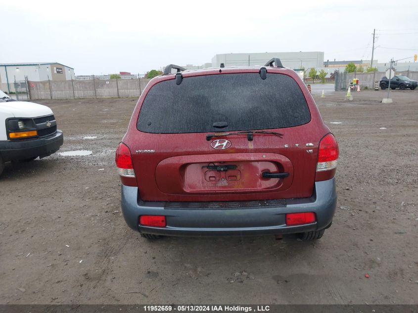 2005 Hyundai Santa Fe VIN: KM8SB13D25U918805 Lot: 11952659