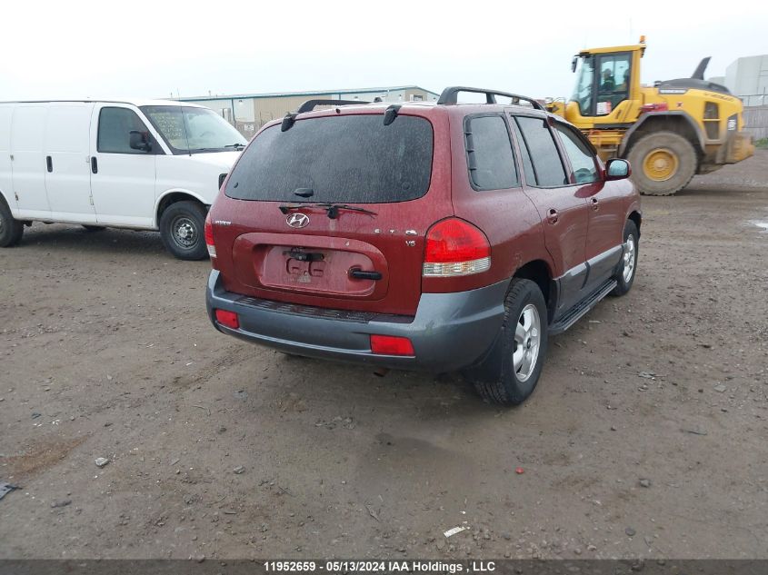 2005 Hyundai Santa Fe VIN: KM8SB13D25U918805 Lot: 11952659