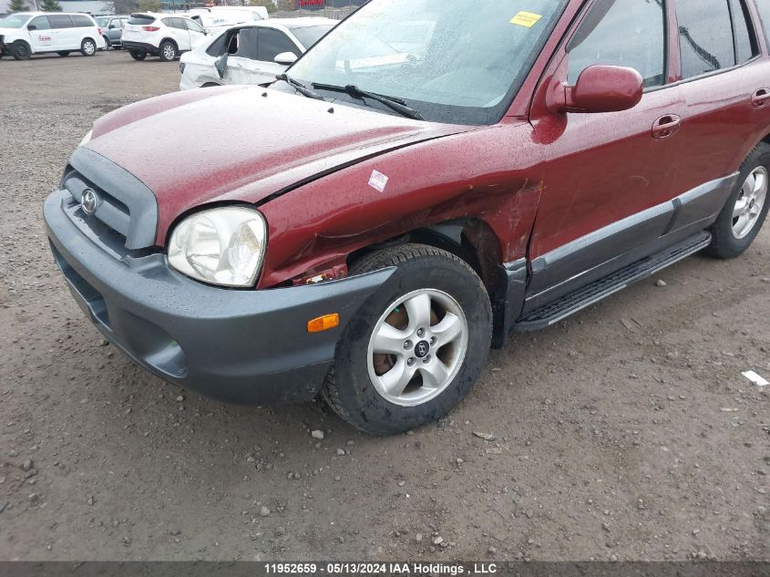 2005 Hyundai Santa Fe VIN: KM8SB13D25U918805 Lot: 11952659