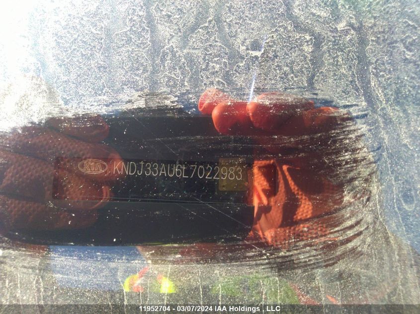 2020 Kia Soul Ex VIN: KNDJ33AU6L7022983 Lot: 39217803