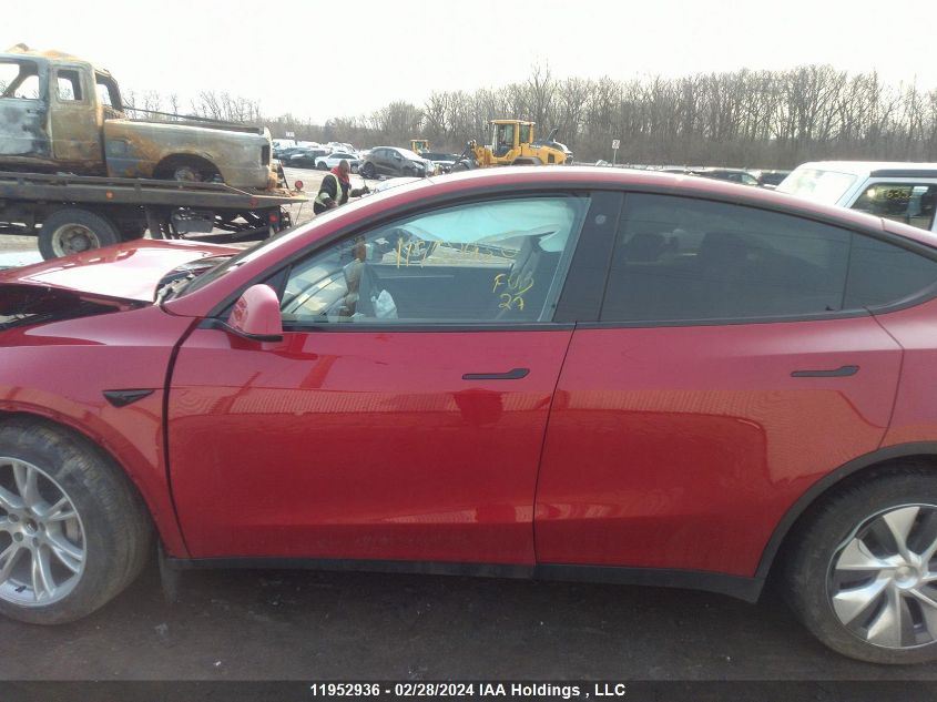 2023 Tesla Model Y VIN: LRWYGDFD7PC019070 Lot: 11952936