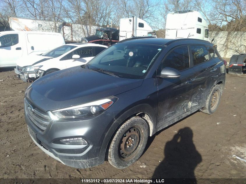 2017 Hyundai Tucson Limited/Sport And Eco/Se VIN: KM8J3CA25HU281516 Lot: 11953112