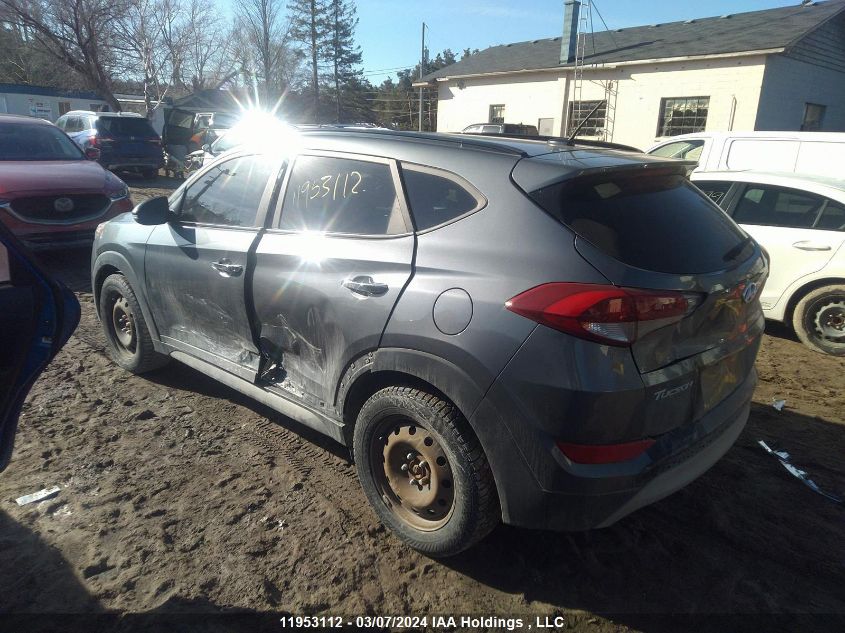 2017 Hyundai Tucson Limited/Sport And Eco/Se VIN: KM8J3CA25HU281516 Lot: 11953112