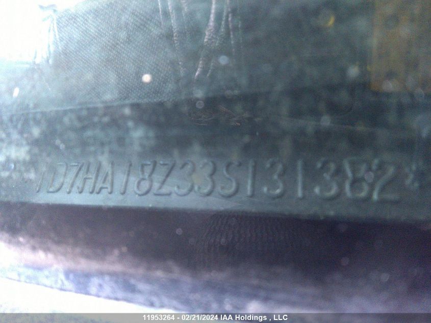 2003 Dodge Ram 1500 St/Slt VIN: 1D7HA18Z33S131382 Lot: 11953264
