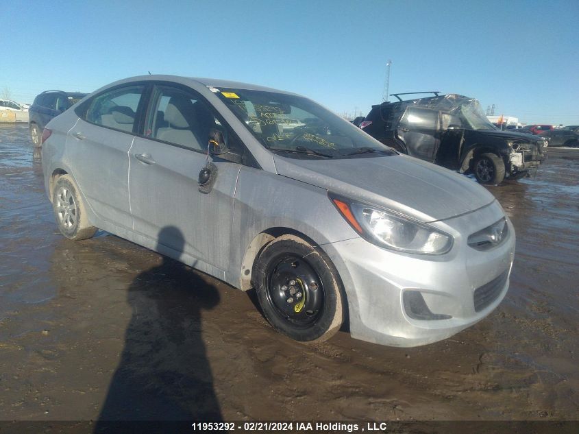 2014 Hyundai Accent Gl VIN: KMHCT4AE6EU645480 Lot: 11953292