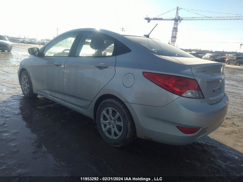 2014 Hyundai Accent Gl VIN: KMHCT4AE6EU645480 Lot: 11953292