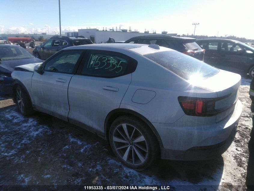 2022 Polestar 2 VIN: LPSED3KA3NL083441 Lot: 39236296