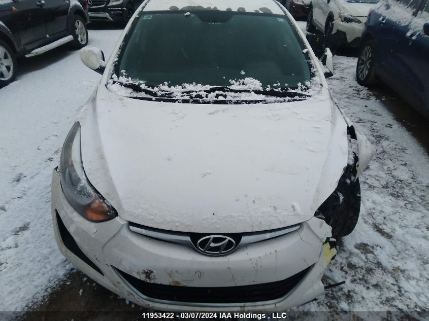 2014 Hyundai Elantra Se/Sport/Limited VIN: 5NPDH4AEXEH521068 Lot: 11953422