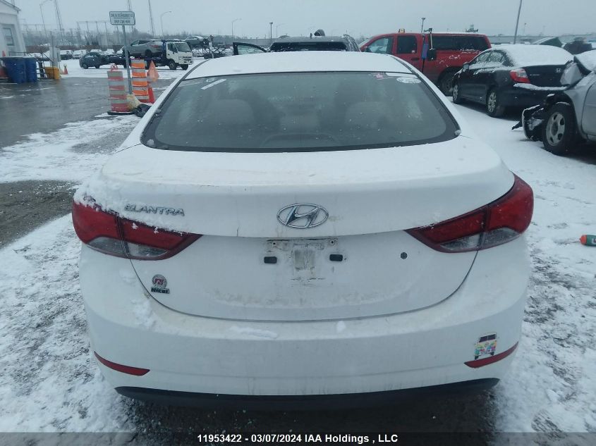 2014 Hyundai Elantra Se/Sport/Limited VIN: 5NPDH4AEXEH521068 Lot: 11953422