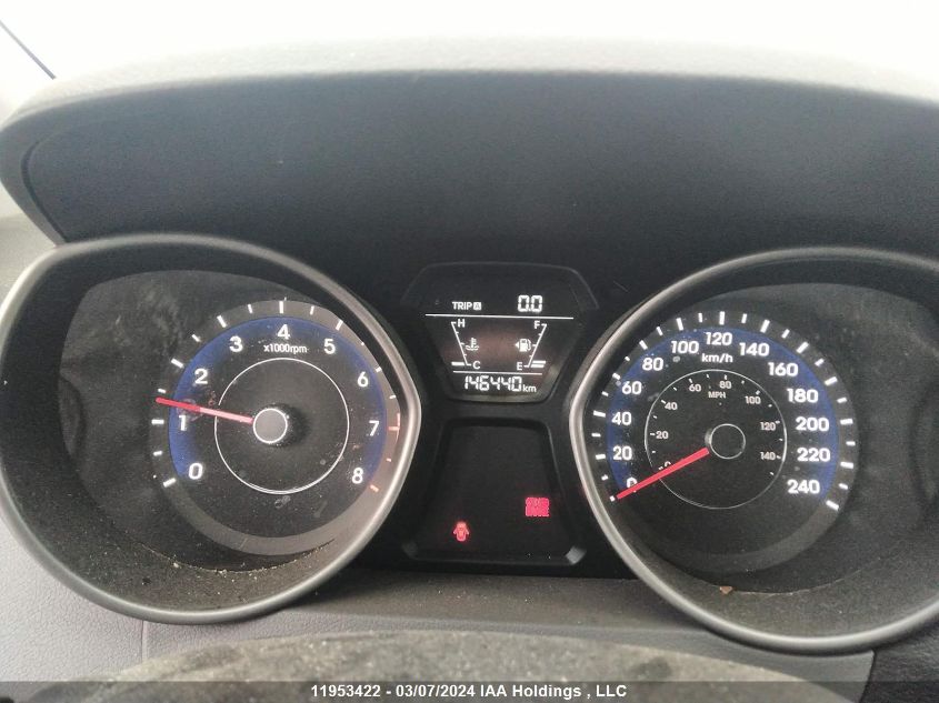 2014 Hyundai Elantra Se/Sport/Limited VIN: 5NPDH4AEXEH521068 Lot: 11953422