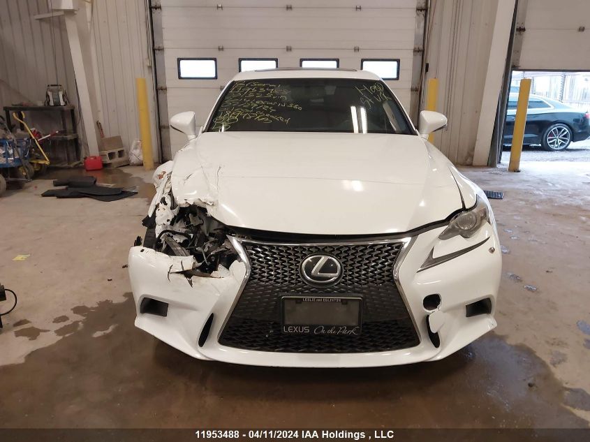 2014 Lexus Is 350 VIN: JTHCE1D25E5001525 Lot: 11953488