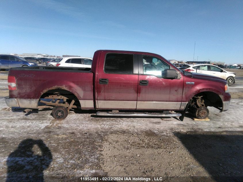 2006 Ford F150 Supercrew VIN: 1FTPW14536FB45676 Lot: 11953491