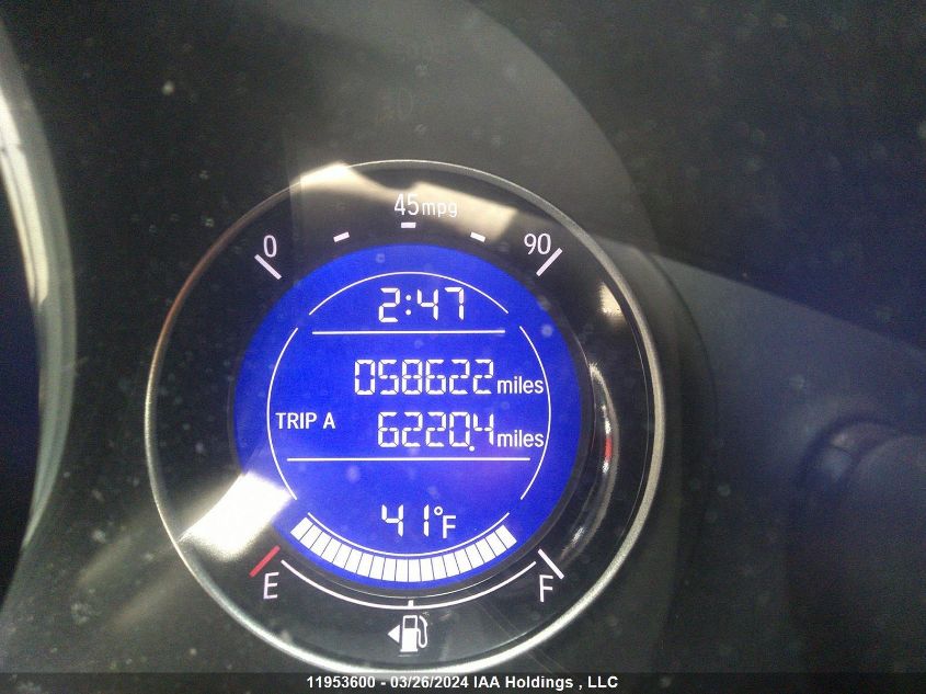 2016 Honda Fit Ex VIN: JHMGK5H73GX012716 Lot: 11953600