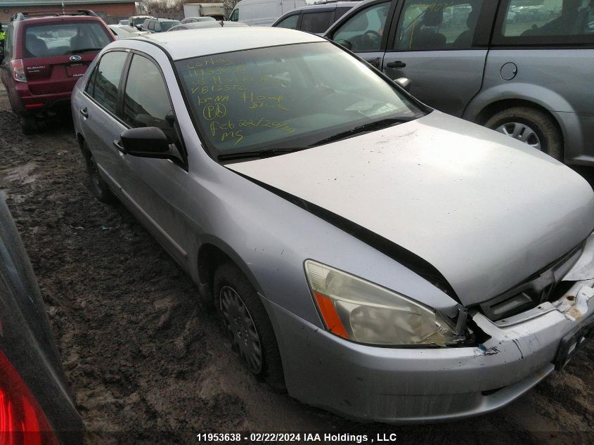 2005 Honda Accord Dx VIN: 1HGCM56155A813576 Lot: 11953638