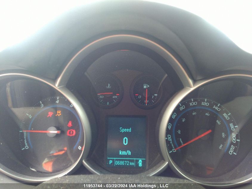 2012 Chevrolet Cruze VIN: 1G1PC5SHXC7318220 Lot: 39225257