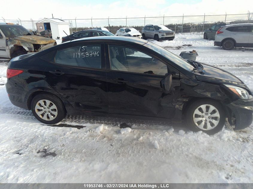 2015 Hyundai Accent L VIN: KMHCT4AE2FU926144 Lot: 48664204