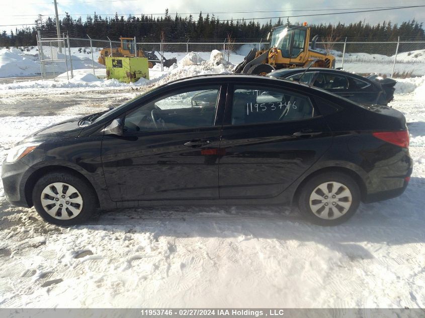 2015 Hyundai Accent L VIN: KMHCT4AE2FU926144 Lot: 48664204