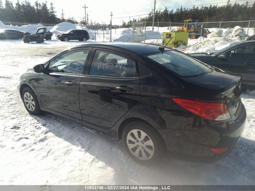 2015 Hyundai Accent L VIN: KMHCT4AE2FU926144 Lot: 48664204