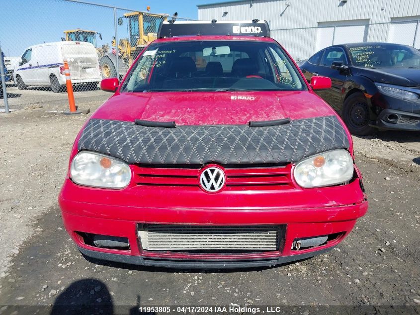 2003 Volkswagen Gti VIN: 9BWDE21J534043547 Lot: 11953805