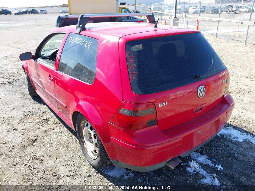 2003 Volkswagen Gti VIN: 9BWDE21J534043547 Lot: 11953805