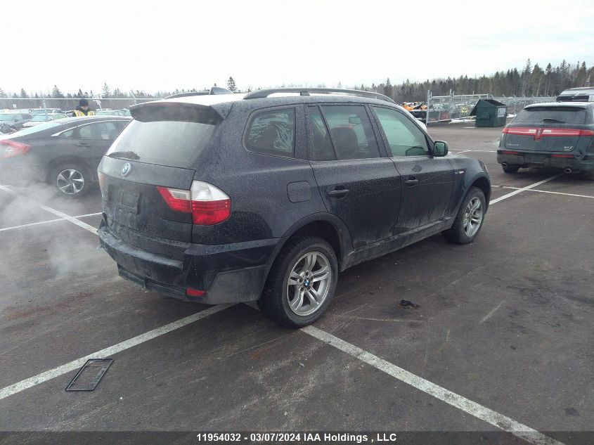 2008 BMW X3 3.0I VIN: WBXPC73448WE52979 Lot: 11954032