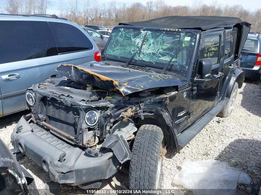 2012 Jeep Wrangler Unlimited Sahara VIN: 1C4BJWEG9CL183657 Lot: 39236960