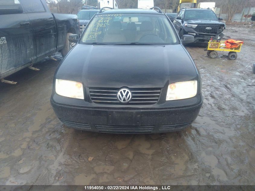 2005 Volkswagen Jetta Wagon VIN: WVWSL61J15W007005 Lot: 11954050