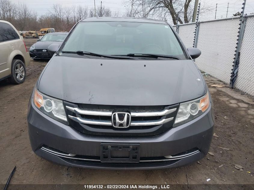 2014 Honda Odyssey Exl VIN: 5FNRL5H66EB504257 Lot: 11954132