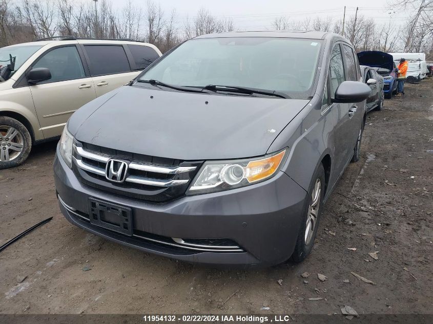 2014 Honda Odyssey Exl VIN: 5FNRL5H66EB504257 Lot: 11954132