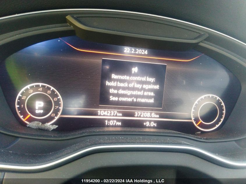 2018 Audi Sq5 VIN: WA1C4AFY0J2018356 Lot: 11954200