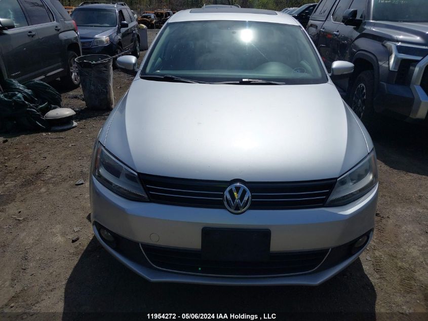 2013 Volkswagen Jetta Sel VIN: 3VWLX7AJ9DM394106 Lot: 11954272