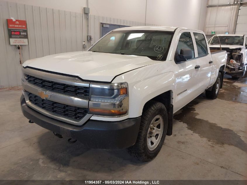 2018 Chevrolet Silverado K1500/K1500 Ls VIN: 3GCUKNEC6JG241487 Lot: 11954357