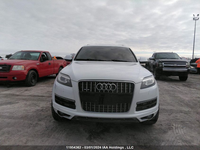 2013 Audi Q7 Prestige VIN: WA1VMCFE4DD004351 Lot: 11954362