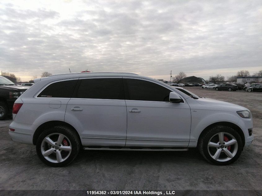 2013 Audi Q7 Prestige VIN: WA1VMCFE4DD004351 Lot: 11954362